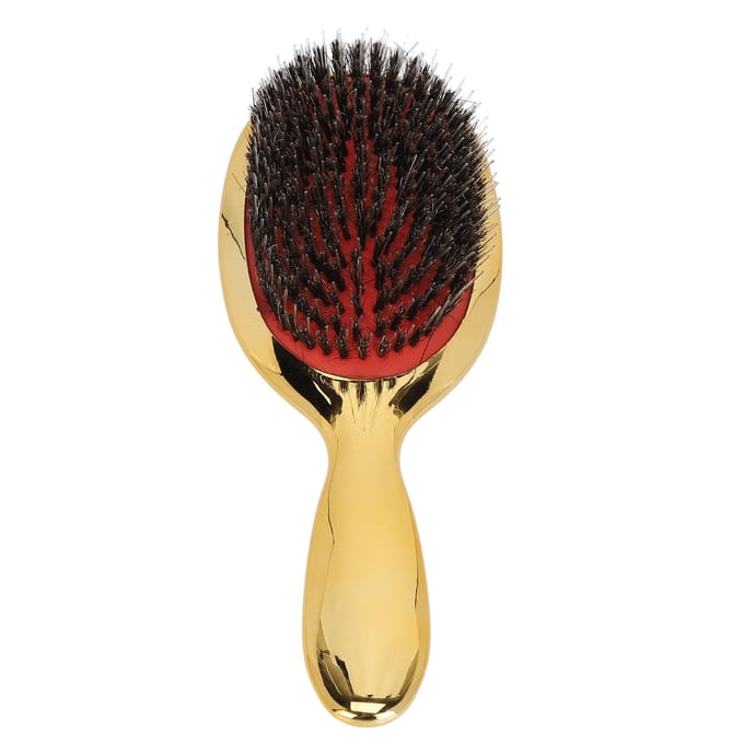 Luchtkussen Massageborstel Vrouwen Ontwarrende Haarborstel voor Krullend Steil Haar Stylingtool Zilver goud