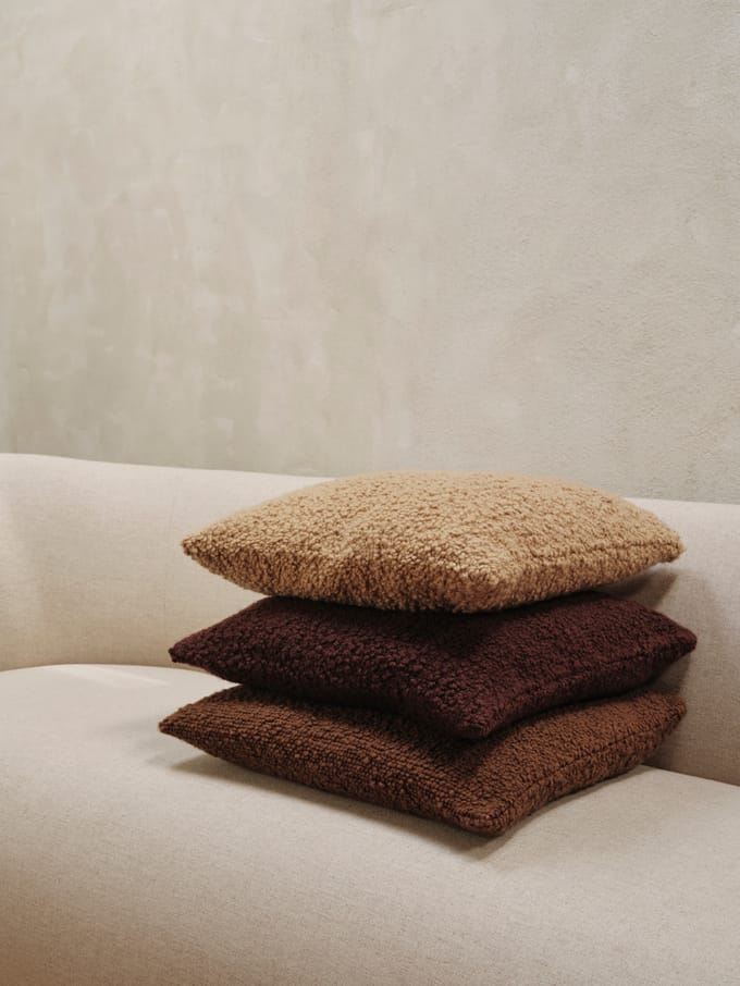 Ferm Living Moor kussenhoes - FermLivingMoorSugarKelp