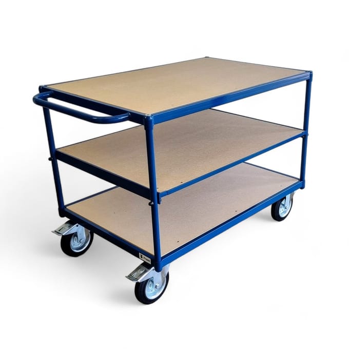 FRAMI tafelwagen 1200 x 800 mm met 3 legborden