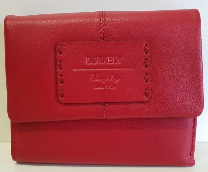 Burkely Soft Overslag Portemonnee Red