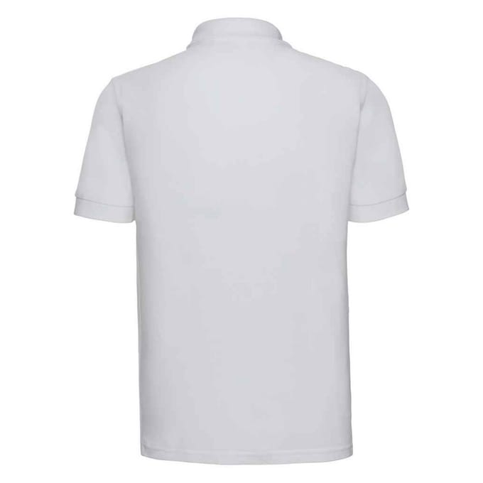 Russell Heren Ultimate Piqué Katoen Poloshirt (Wit)