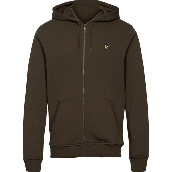 Lyle & Scott Hoodies Zip Through Hoodie Groen