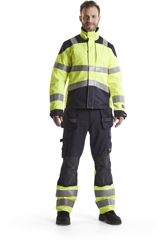 Blaklader Multinorm werkbroek Inherent 1489-1512 - Marine/High Vis Geel - C44