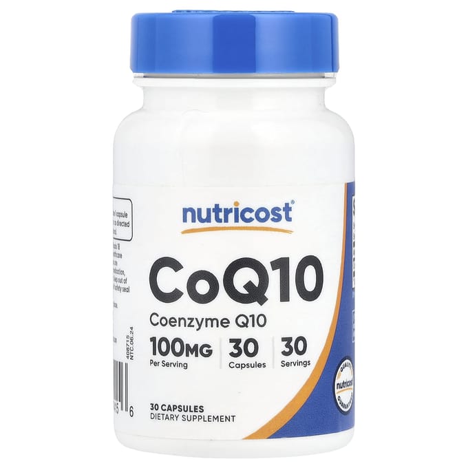Nutricost, CoQ10, 100mg, 30 gélules