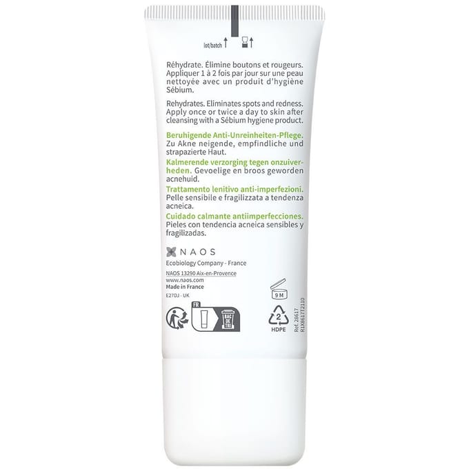 Bioderma Dagcrème Sébium Sensitive Soin Apaisant Anti-Imperfections