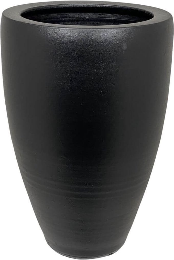 Vaas athene d37h80cm zwart