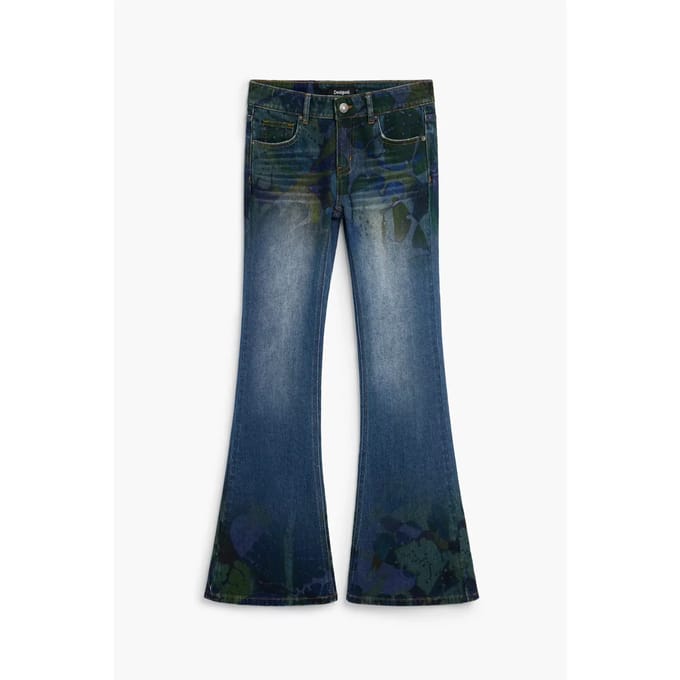 Dames Wide Leg Jeans Desigual Lacroix
