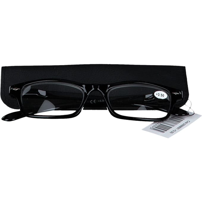 Pharma Glasses Leesbril Zwart +3.50 1 Bril