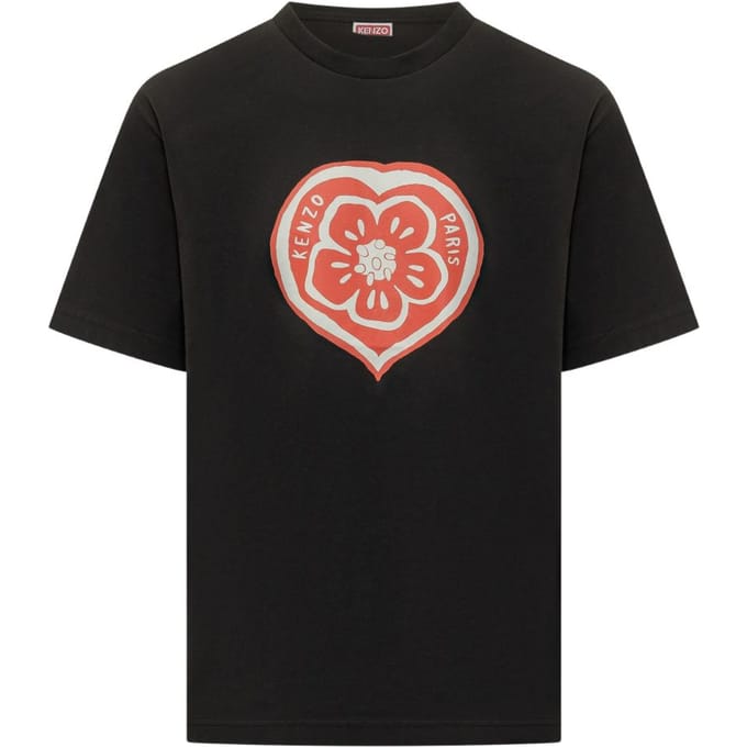 Kenzo t-shirt boke hart man zwart