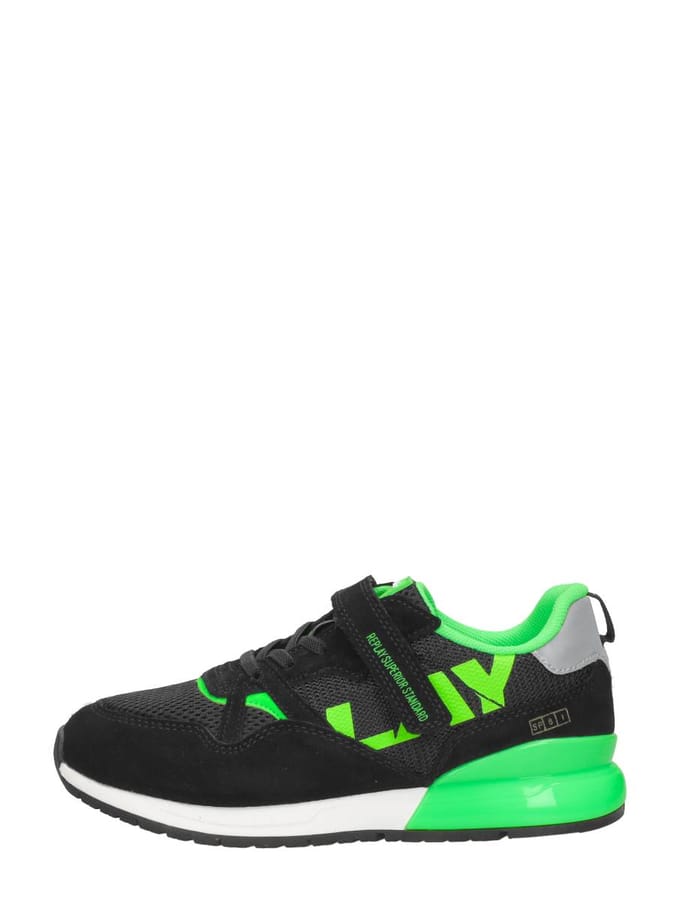 Replay Shoot Jr8 Lage sneakers - Jongens - Zwart - Maat 29
