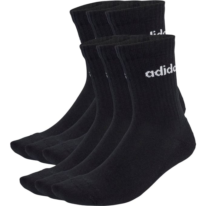 Adidas Linear Crew Sokken (6-pack)