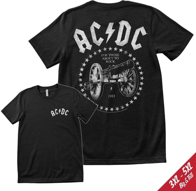 AC/DC For Those About To Rock T-shirt PS-1-ACDC008-H75-14