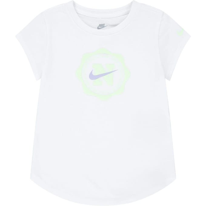 Nike Meisjes Prep In Je Stap T-Shirt (Wit)