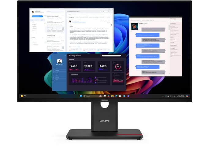 27" Lenovo ThinkVision T27UD-40 - 3840x2160 (4K) - 60Hz - IPS