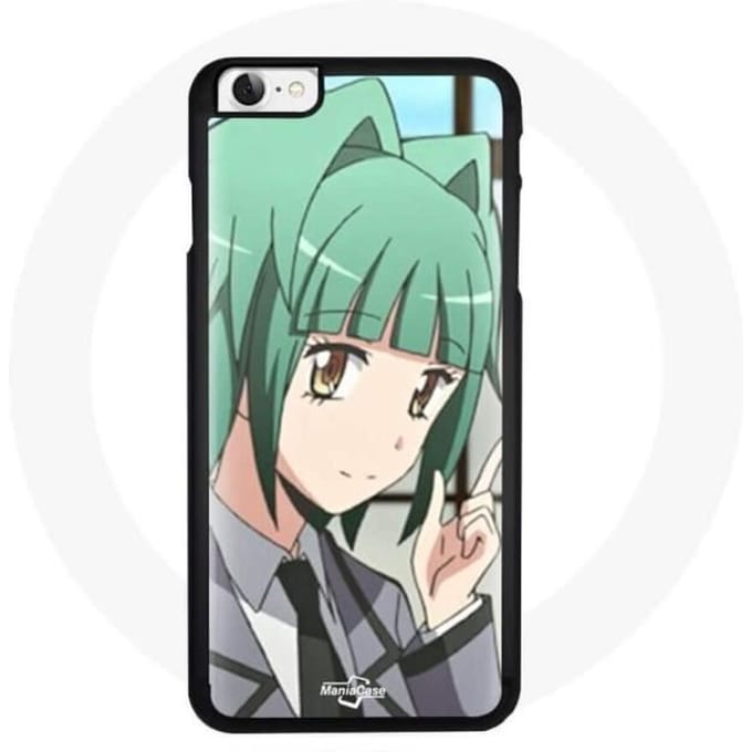 Coque - Chibi - Iphone 7 - Souple - Noir - Anime