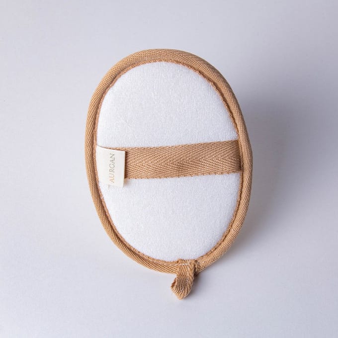Aurgan Loofah Scrub Pad - douche scrub - platte loofah pad