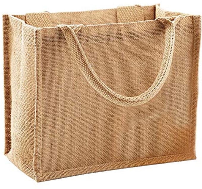 Jute Mini Geschenkzakje met Handvaten 6 Liter