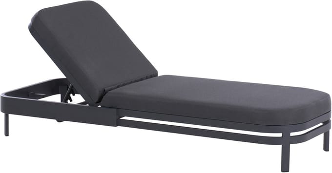 NETTUNO - Ligstoel - Grafietgrijs - Aluminium
