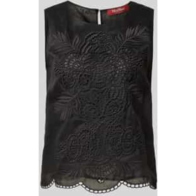 Tanktop met siergarnering, model 'EFESO'