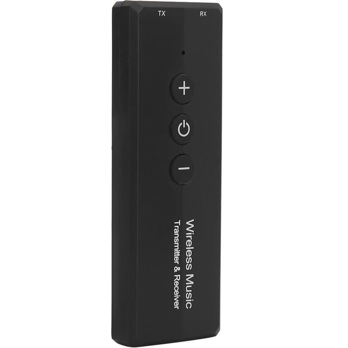 Émetteur Récepteur pour Bluetooth 5.0 Fonction 3 en 1 Batterie Lithium ICR10440 Intégrée black