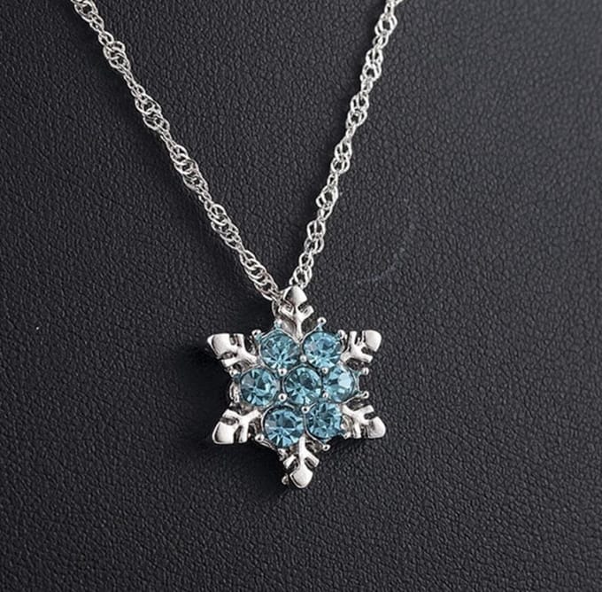 Ketting met hanger zirkoon ster (973)