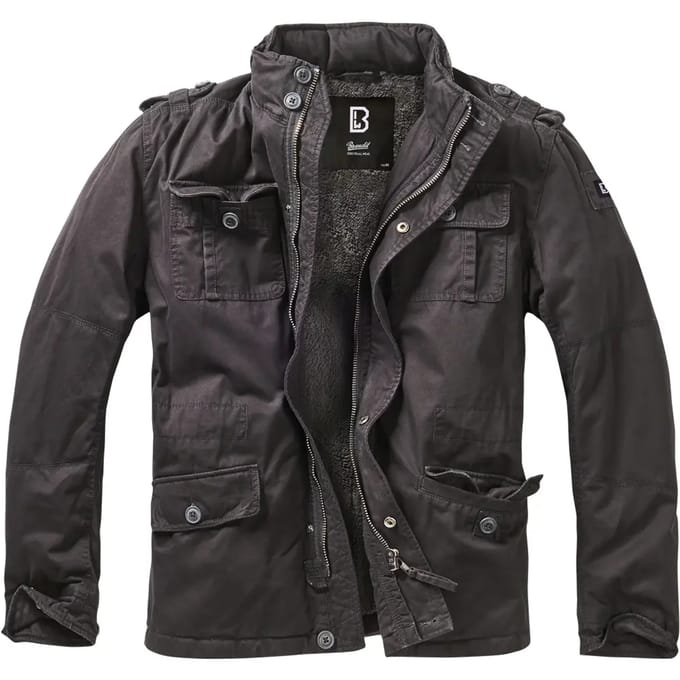 Brandit Britannia Winter Heren Winterjas - zwart - L