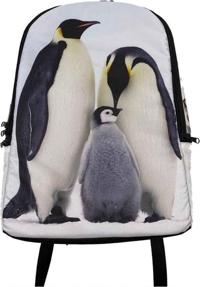 Pinguïn rugzak 42 cm x 28 cm x 12 cm