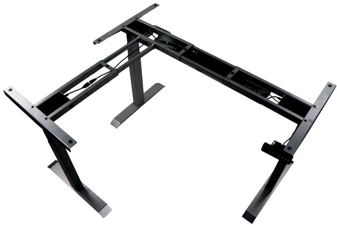 Stema UT04-3T/90A/B - Elektrisch Verstelbaar Bureau Onderstel - Zwart - 3 Motoren