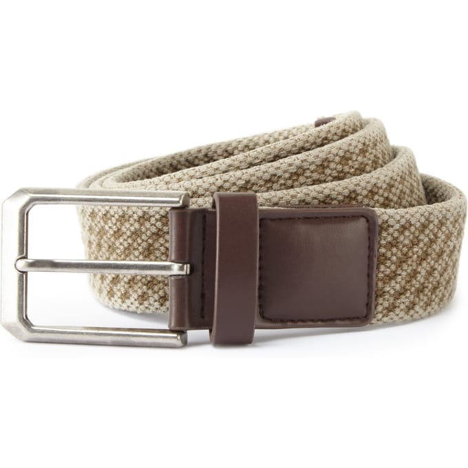 Asquith & Fox Heren Vintage Wash Canvas Riem (Khaki)