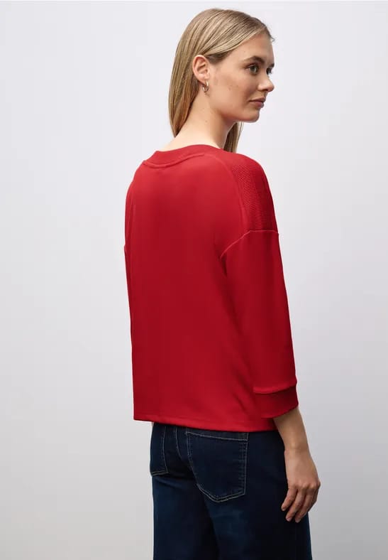 Shirt met boothals