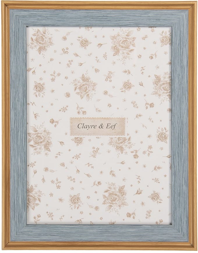 Clayre & Eef Fotolijst 13x18 cm Blauw MDF