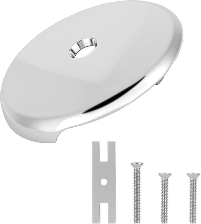 Solidchoice - Bad Overloop Afvoer Lid Kit met Montagebeugel en Schroeven