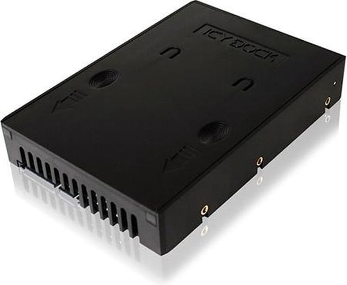 ICY BOX Icy dock 2.5-3.5" HD Zwart