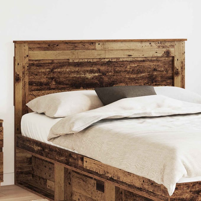 vidaXL Hoofdbord Oud Hout Bewerkt hout
