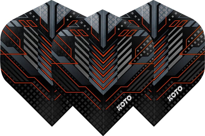 KOTO ZIZ-Matrix NO2 Orange - Dart Flights