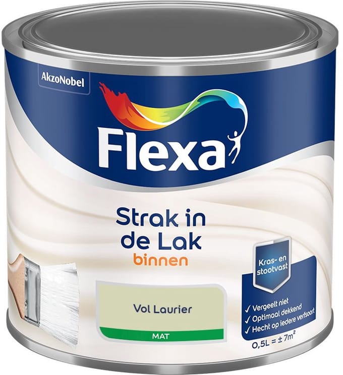 Flexa - Strak In De Lak Binnenlak Mat - Vol Laurier - Mengverf - 500 Ml