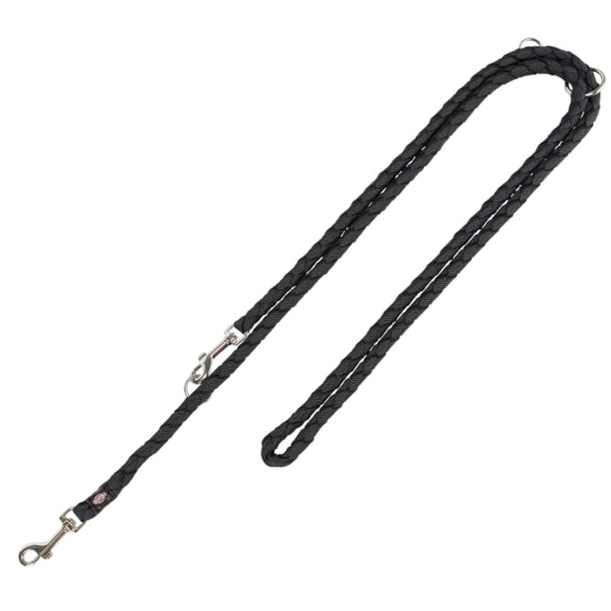 Trixie Cavo Verlenglijn Zwart L-XL 200cm lang, Ø 18mm