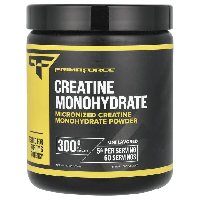 Primaforce, Monohydrate de Créatine, Non aromatisé, 10,7 oz (300 grammes)