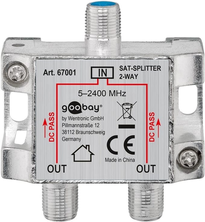 Goobay SAT Distributor, 2-Pack