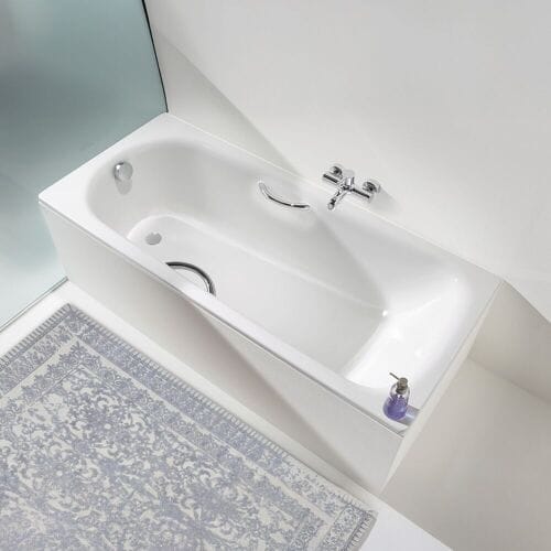 Kaldewei Saniform Star 338 bathtub 175 x 75 cm with handle hole