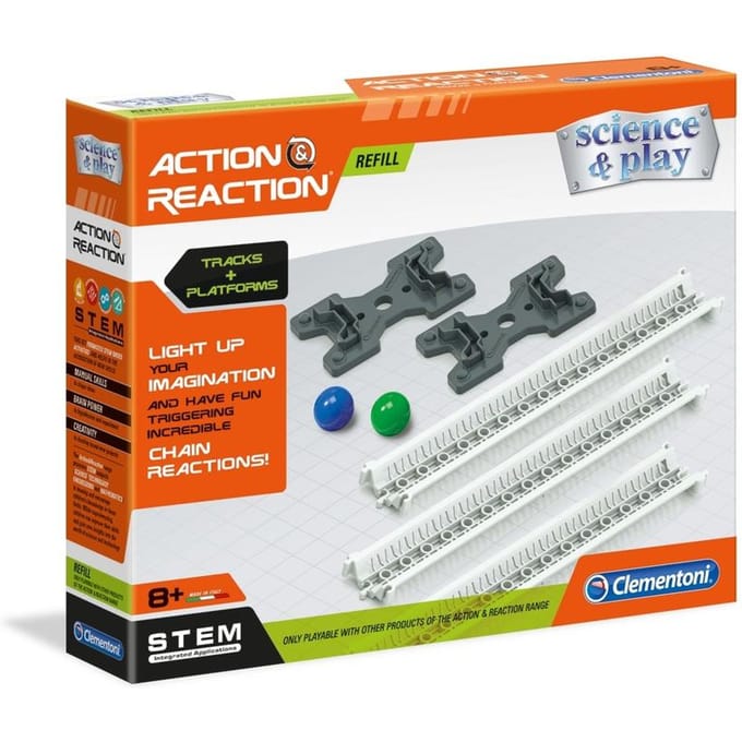Clementoni Baan en Perron Set Creatief Avontuur in Actie en