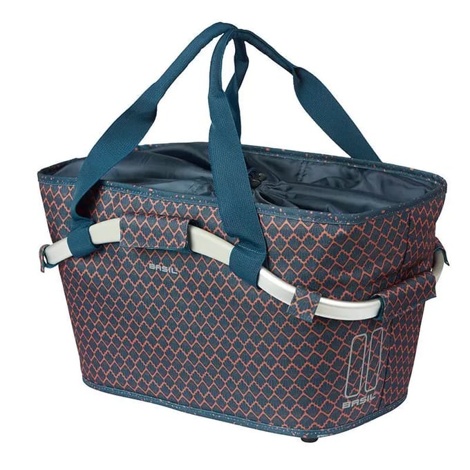 Basil Flair - Carry All achtermand MIK - 22L - Navy - Waterafstotend - Reflectiedetails