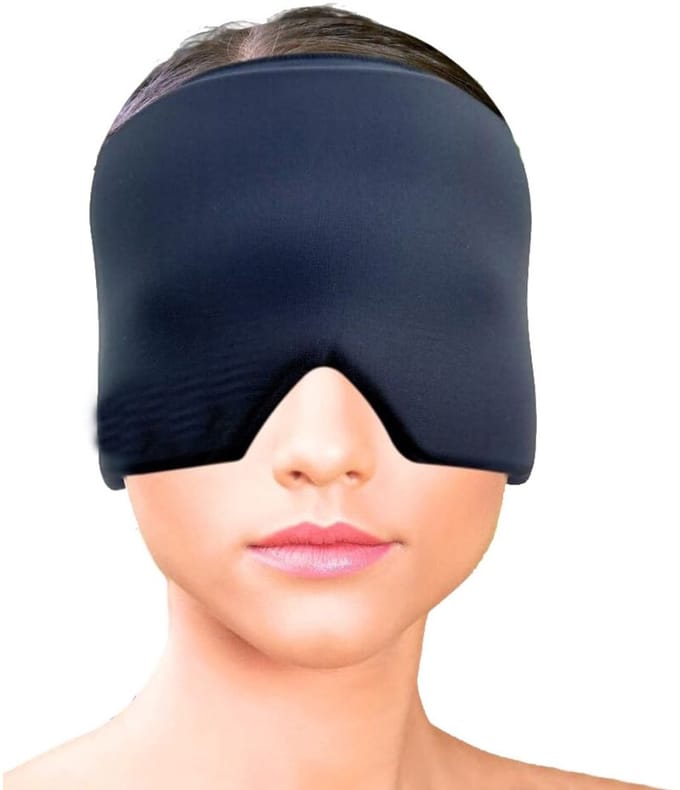 Migraine Masker - Hoofdpijn Muts - Directe Verlichting - Donkerblauw