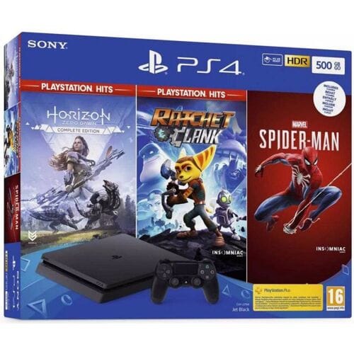 Sony PlayStation 4 Slim 500GB Pack-Hits Bundel (PlayStation 4) Gebruikt