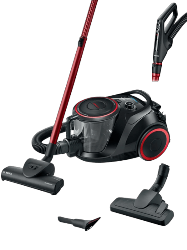 Bosch BGS41POW1 Serie 6 - Stofzuiger zonder zak - Zwart/Rood