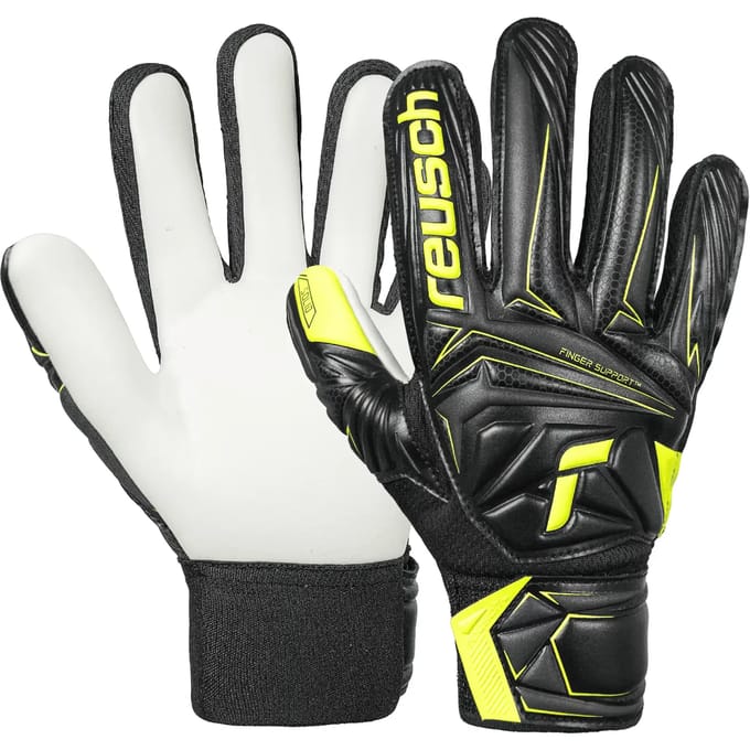 Reusch Attrakt Starter Solid Finger Support Junior - Keepershandschoenen - Maat 5