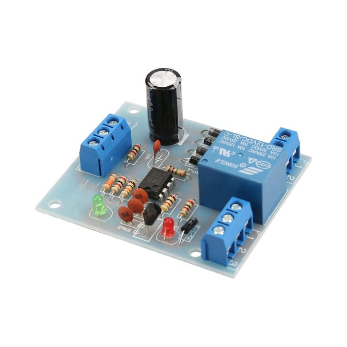DC 12V Watervloeistofniveauregelaar Sensormodule Waterniveaurelais Detectiesensor Pompen groen
