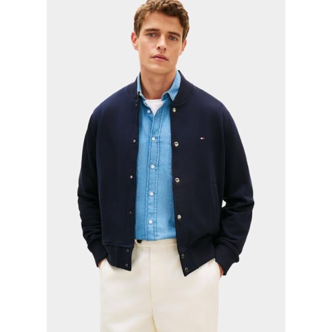 Tommy Hilfiger Zomerjas heren essential terry bomber mw0mw42470/dw5