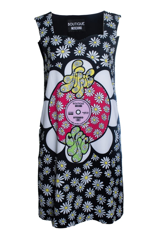 Boutique Moschino, Zwart mouwloos jurk