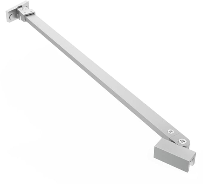 FugaFlow Eccelente Vetro Losse Stabilisatiestang - 120cm - draaibaar - geborsteld rvs